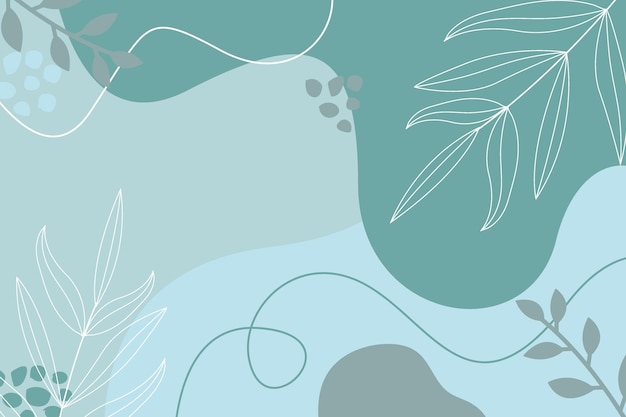 Fondo plano abstracto minimalista dibujado a mano