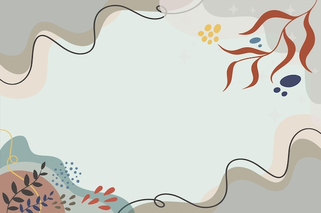 Fondo plano con color escandinavo.