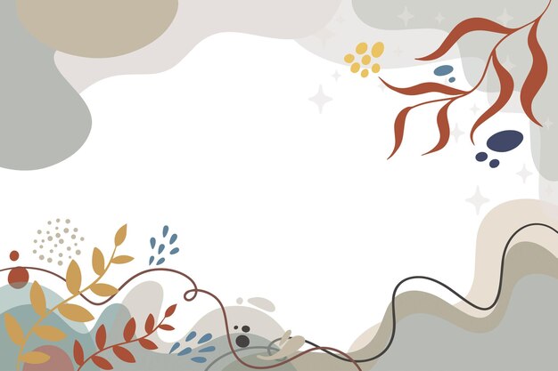 Fondo plano con color escandinavo.