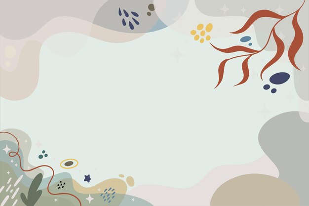 Fondo plano con color escandinavo.