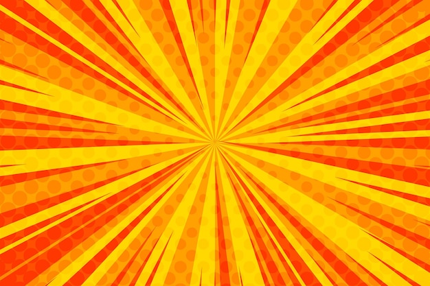 Fondo plano de estilo cómico