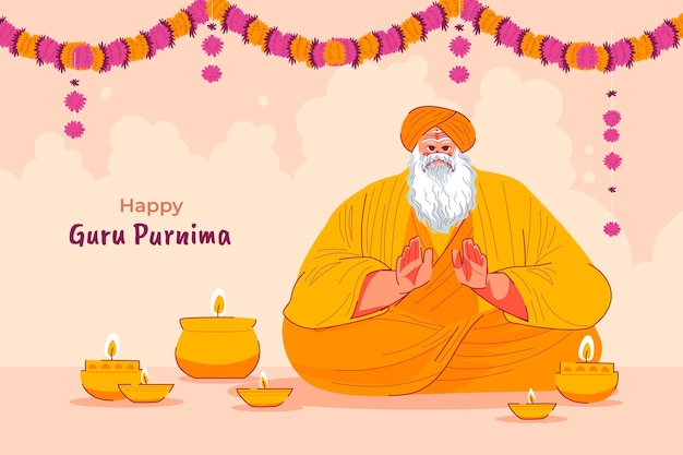 Fondo plano guru purnima