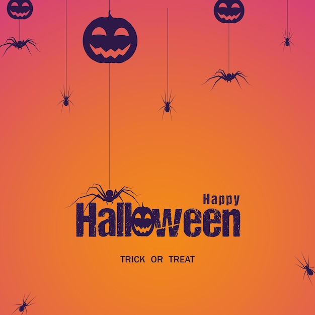 Fondo plano de Halloween