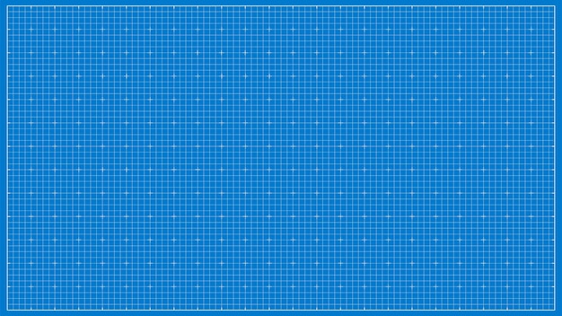 Fondo de plano de papel vectorial Papel ancho azul para dibujos arquitectónicos