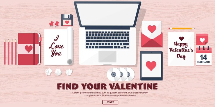 Vector fondo plano con sobre de papel corazones de amor día de san valentín sea mi vector de san valentín febrero