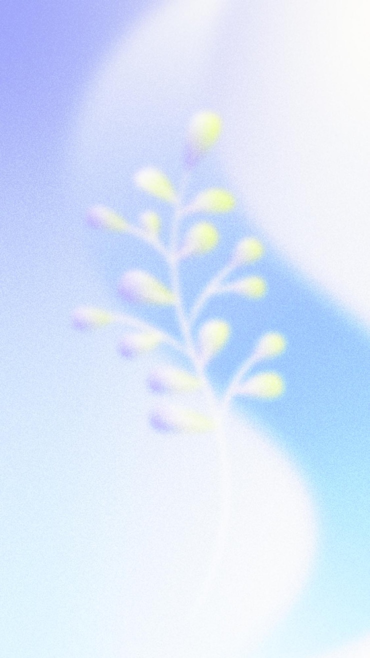 Vector fondo de la planta con granos borrosos