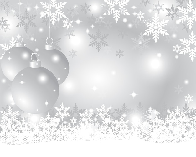 Fondo de plata de Navidad