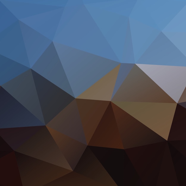 Fondo de poli azul y marrón