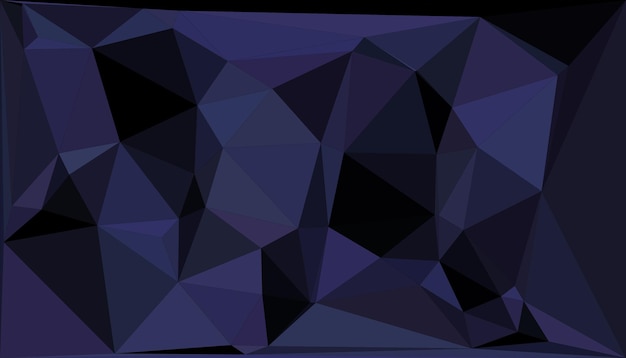 Fondo poligonal abstracto en tonos gradientes de azul y púrpura para proyectos de diseño web y digitales