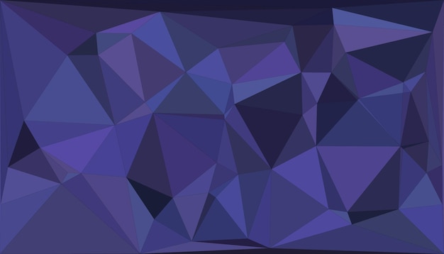 Fondo poligonal abstracto en tonos gradientes de azul y púrpura para proyectos de diseño web y digitales