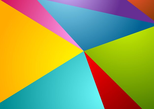 Fondo poligonal corporativo abstracto colorido