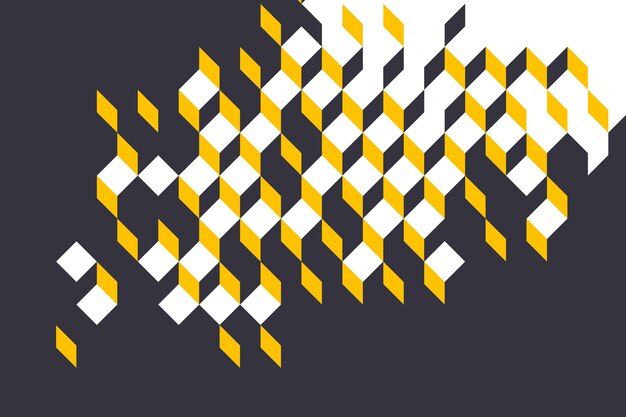Fondo poligonal de diseño plano