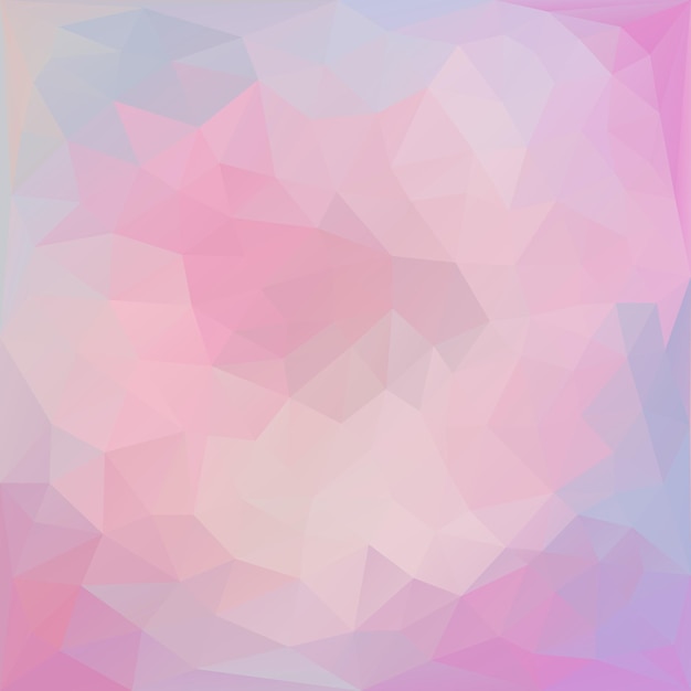 Fondo poligonal geométrico abstracto rosa Fondo de estilo origami triangular abstracto bajo poli