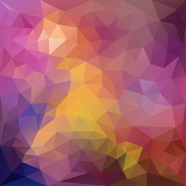 Fondo poligonal geométrico colorido Fondo de estilo origami polivinílico bajo triangular abstracto