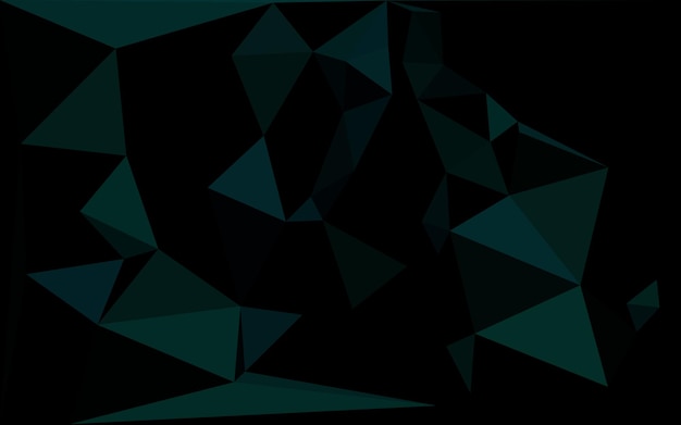 Fondo poligonal oscuro y realista para su recurso gráfico