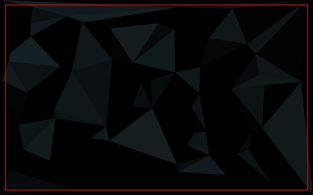 Fondo poligonal oscuro y realista para el Viernes Negro