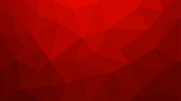 Fondo de polígono geométrico rojo para diseño web