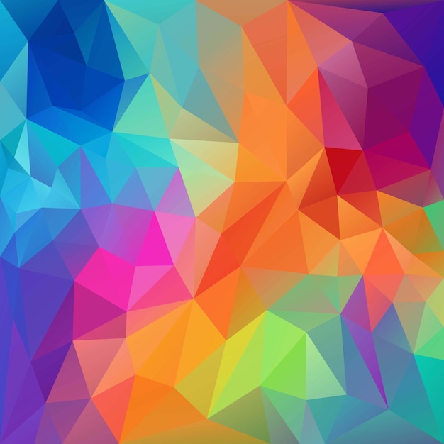 Fondo polígono ilustración vectorial