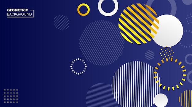 Fondo de portada de memphis creativo