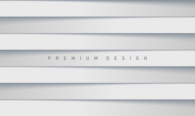 Fondo de portada Premium moderna con rayas grises blancas gradientes para póster o portada