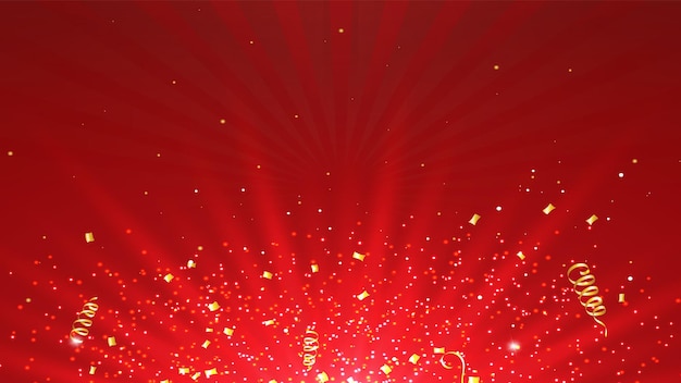 Fondo de premio Golden Red Maroon Fondo de lujo Diseño abstracto moderno Plantilla LED visual
