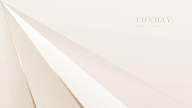 Fondo de premio de oro de lujo abstracto diseño de marco de diamante brillante moderno banner ilustración vectorial