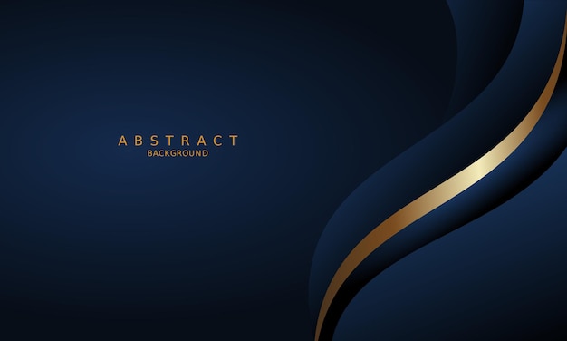 fondo premium de lujo azul oscuro
