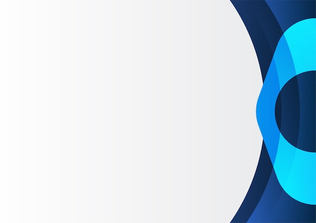 Fondo de presentación abstracta azul blanco moderno con concepto corporativo