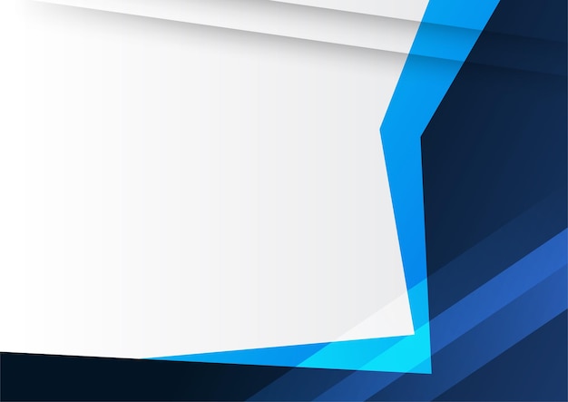 Fondo de presentación abstracta azul blanco moderno con concepto corporativo