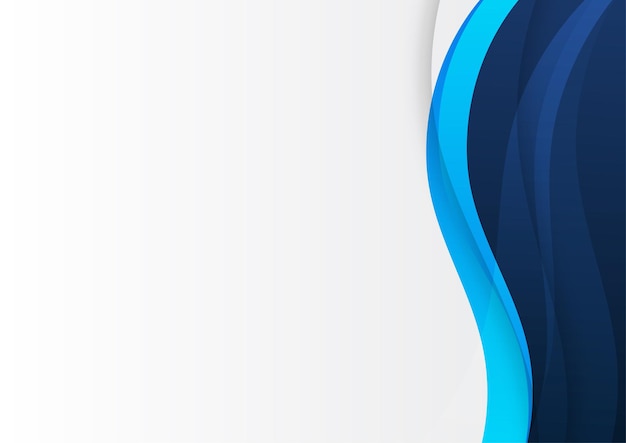 Fondo de presentación abstracta azul blanco moderno con concepto corporativo