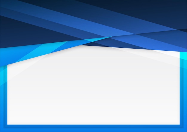 Fondo de presentación abstracta azul blanco moderno con concepto corporativo