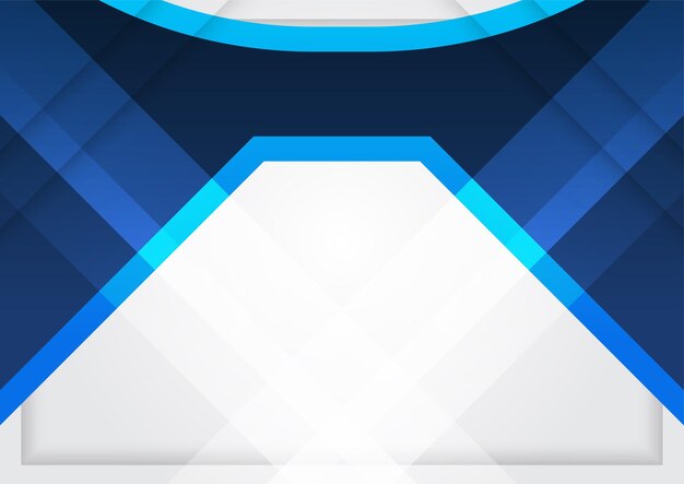 Fondo de presentación abstracta azul blanco moderno con concepto corporativo