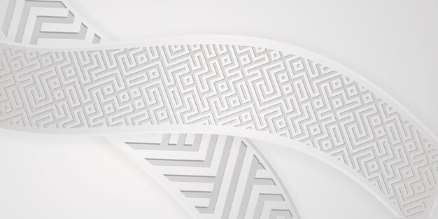 Fondo de presentación abstracta moderna en 3D con fondo de corte de papel de lujo