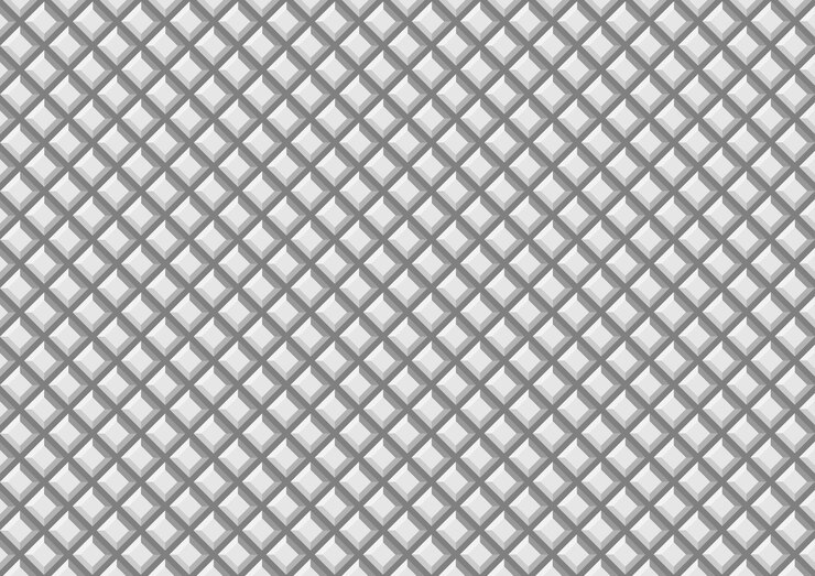Vector fondo de presentación mínima con patrón de diamante cuadrado plateado