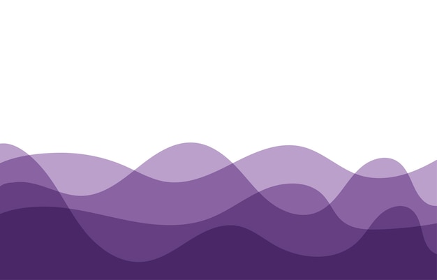 Fondo de presentación de onda transparente abstracta