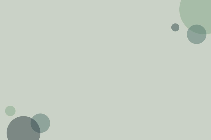 Vector fondo de presentación verde con círculos
