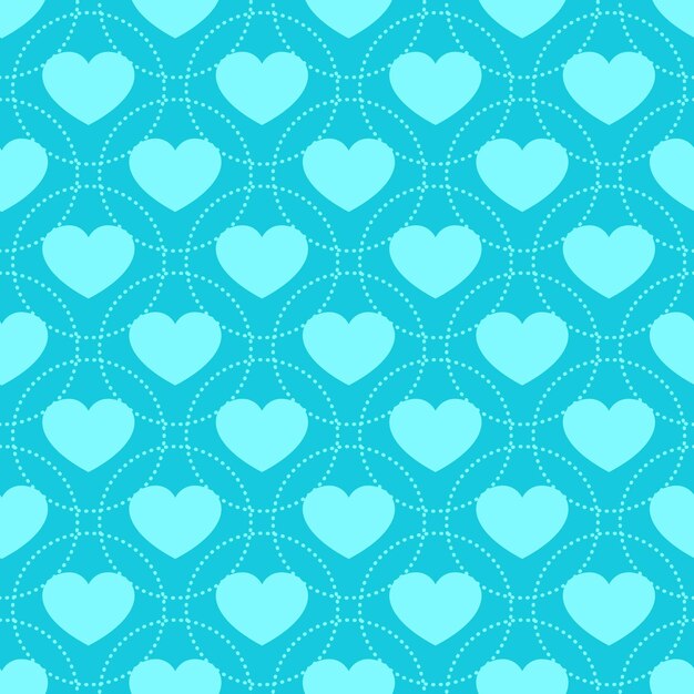 Fondo de la princesa con patrón azul sin costuras