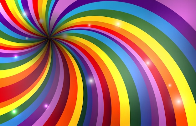 Fondo psicodélico del color del arco iris