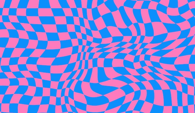 Fondo psicodélico maravilloso de estilo retro colorido dibujado a mano