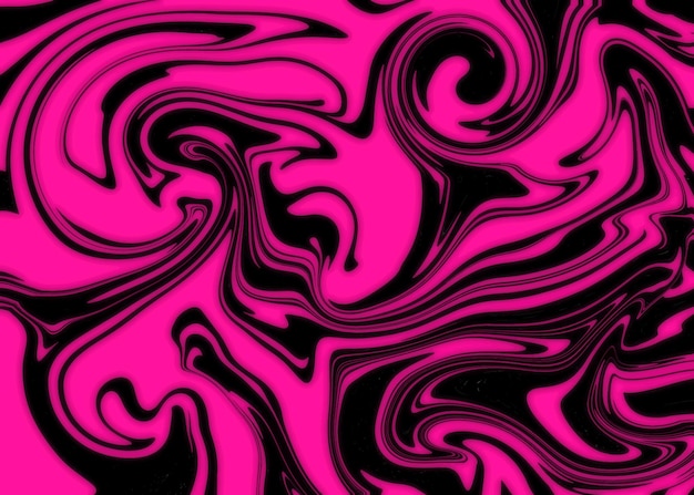 Fondo psicodélico de neón rosa maravilloso de estilo retro abstracto