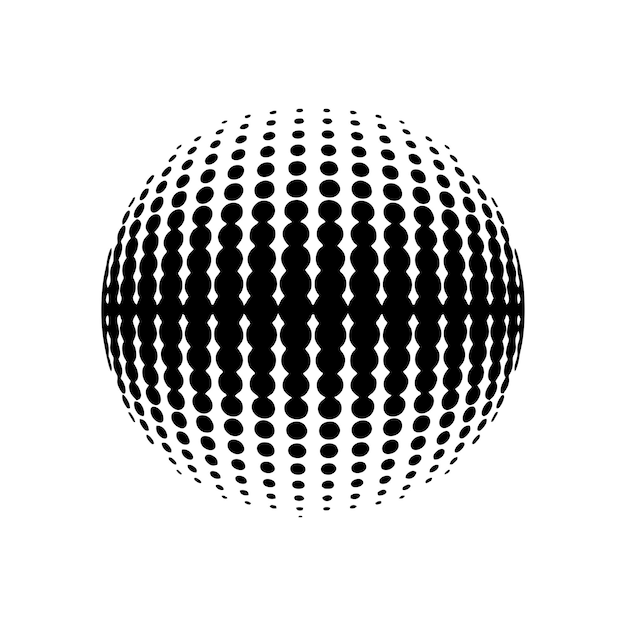 Fondo punteado abstracto Efecto de semitono ilustración vectorial Cuadrados negros sobre fondo blanco
