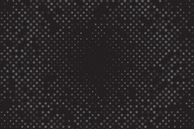Fondo punteado de medio tono negro y blanco Vector de patrón de puntos de medio tono circular en el fondo blanco