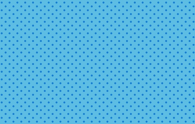 Fondo punteado de semitono de arte pop Estampado azul con efecto de semitono Patrón azul cómico