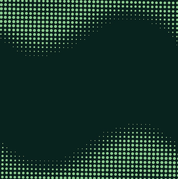 Fondo punteado verde abstracto