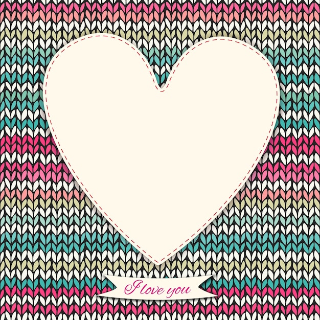 Fondo de punto romántico día de san valentín