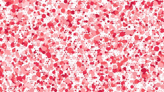 Fondo de puntos aleatorios rosa abstracto
