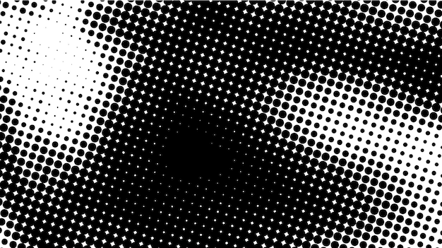fondo de puntos de medio tono textura de plantilla de arte pop