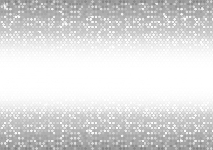 Vector fondo de puntos de mosaico en tonos plateados