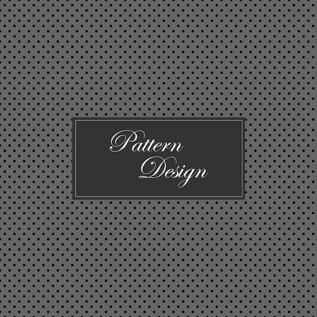 un fondo de puntos negros y blancos con puntos de polca