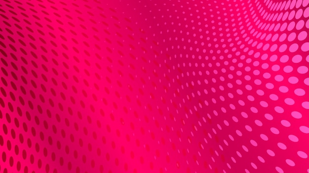 Fondo de puntos de semitono abstracto en colores rosa